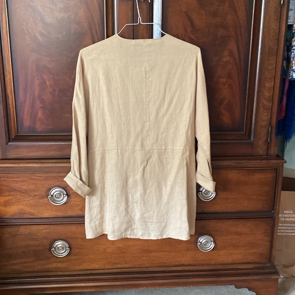 Zara long sleeve wrap top. - Picture 3 of 3